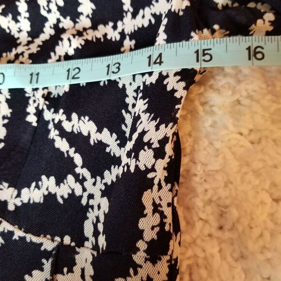 Coldwater Creek Black & White Dress 8 - Picture 7 of 8